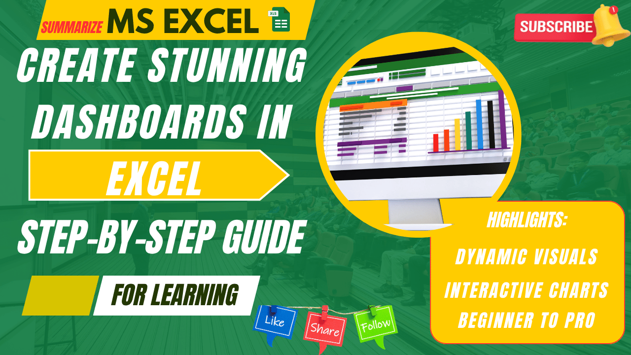 Master Excel Dashboards
