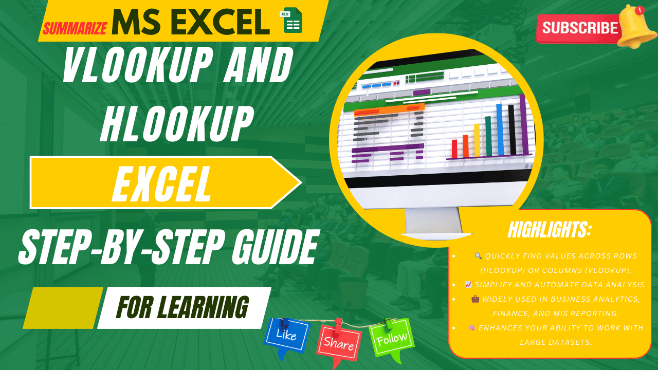 Excel Vlookup and Hlookup