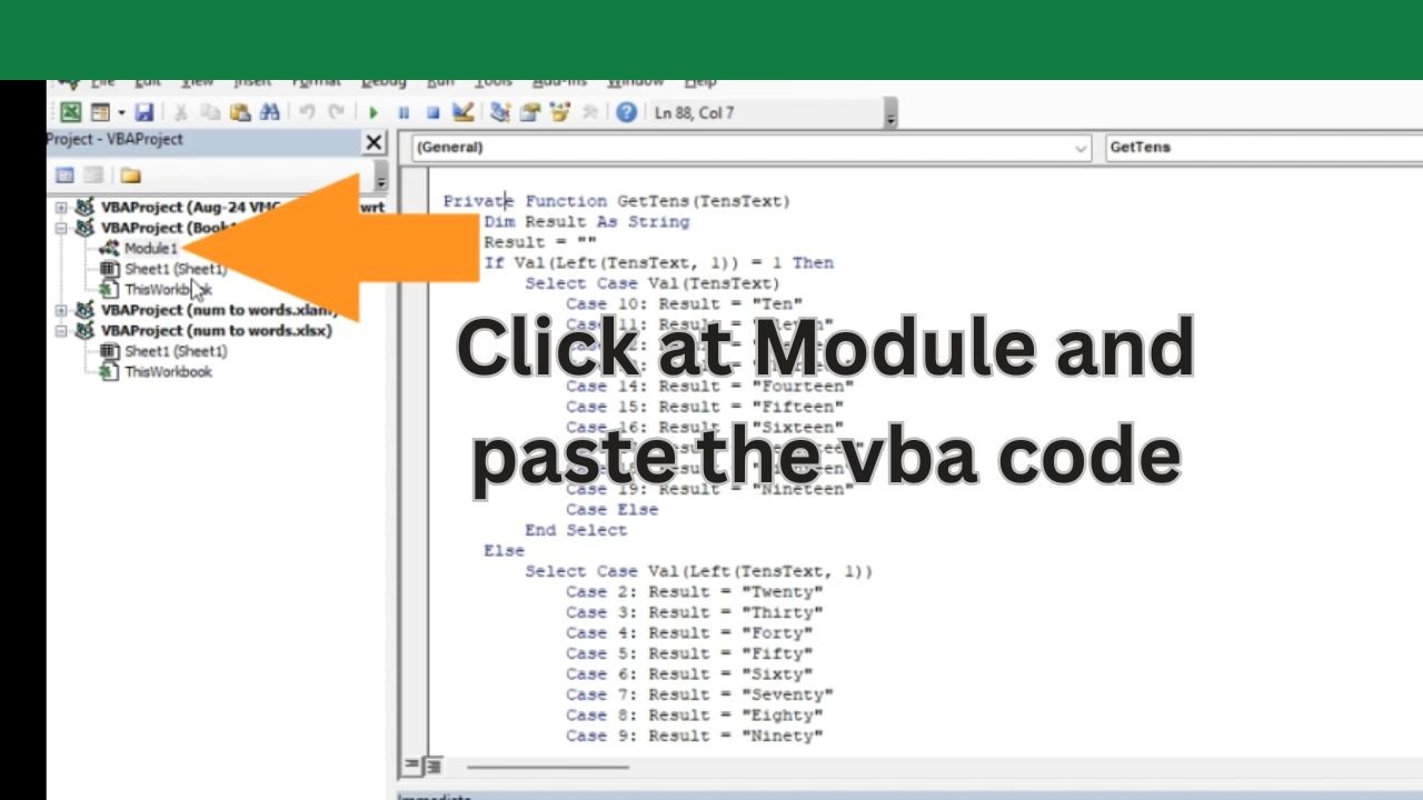 Convert Numbers to Words in Excel Instantly: VBA Add-In Guide by ...